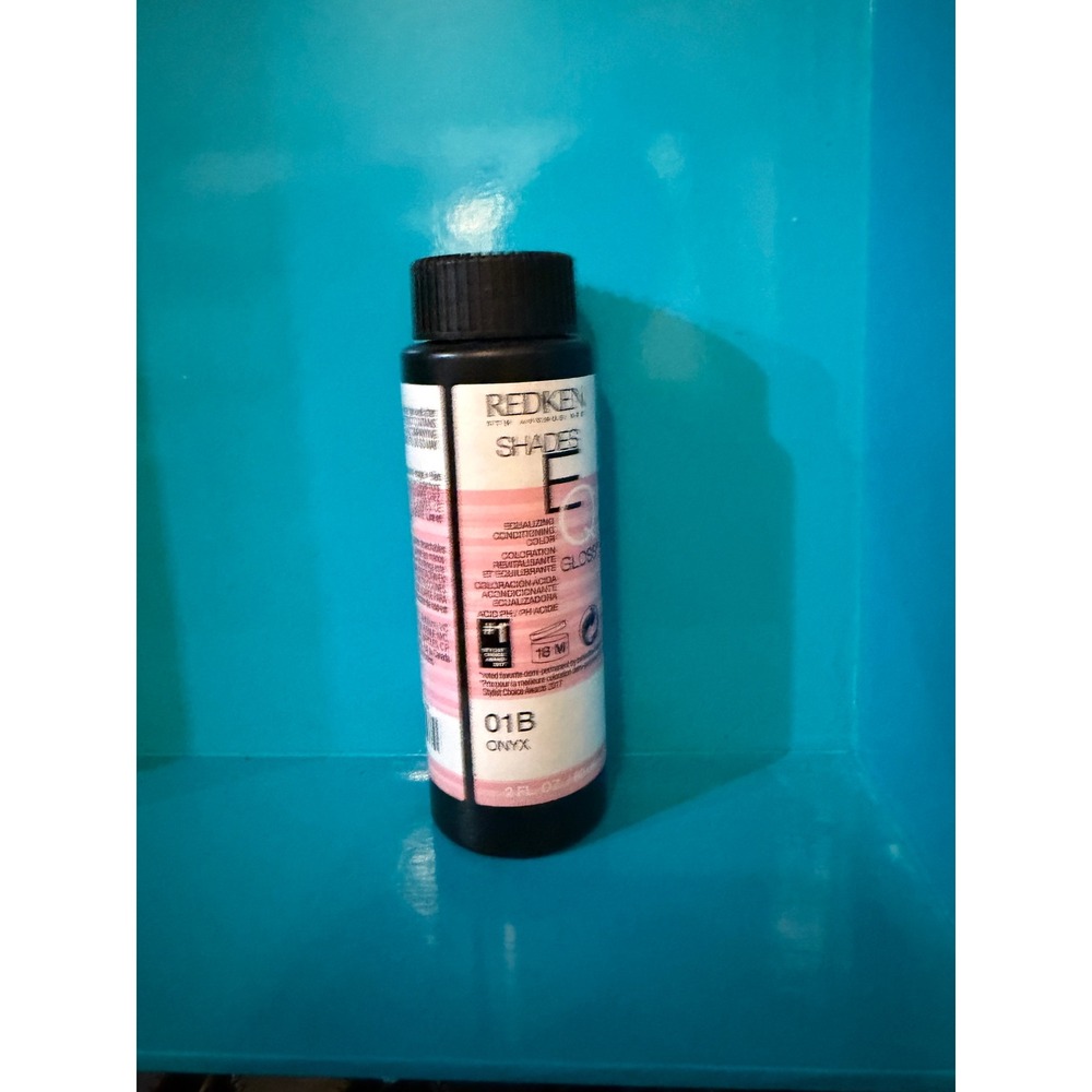 Redken Shades EQ Gloss Demi-Permanent Hair Color 1B Onyx Liquid Toner shine